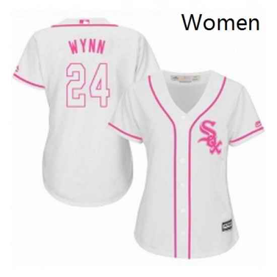 Womens Majestic Chicago White Sox 24 Early Wynn Authentic White Fashion Cool Base MLB Jersey
